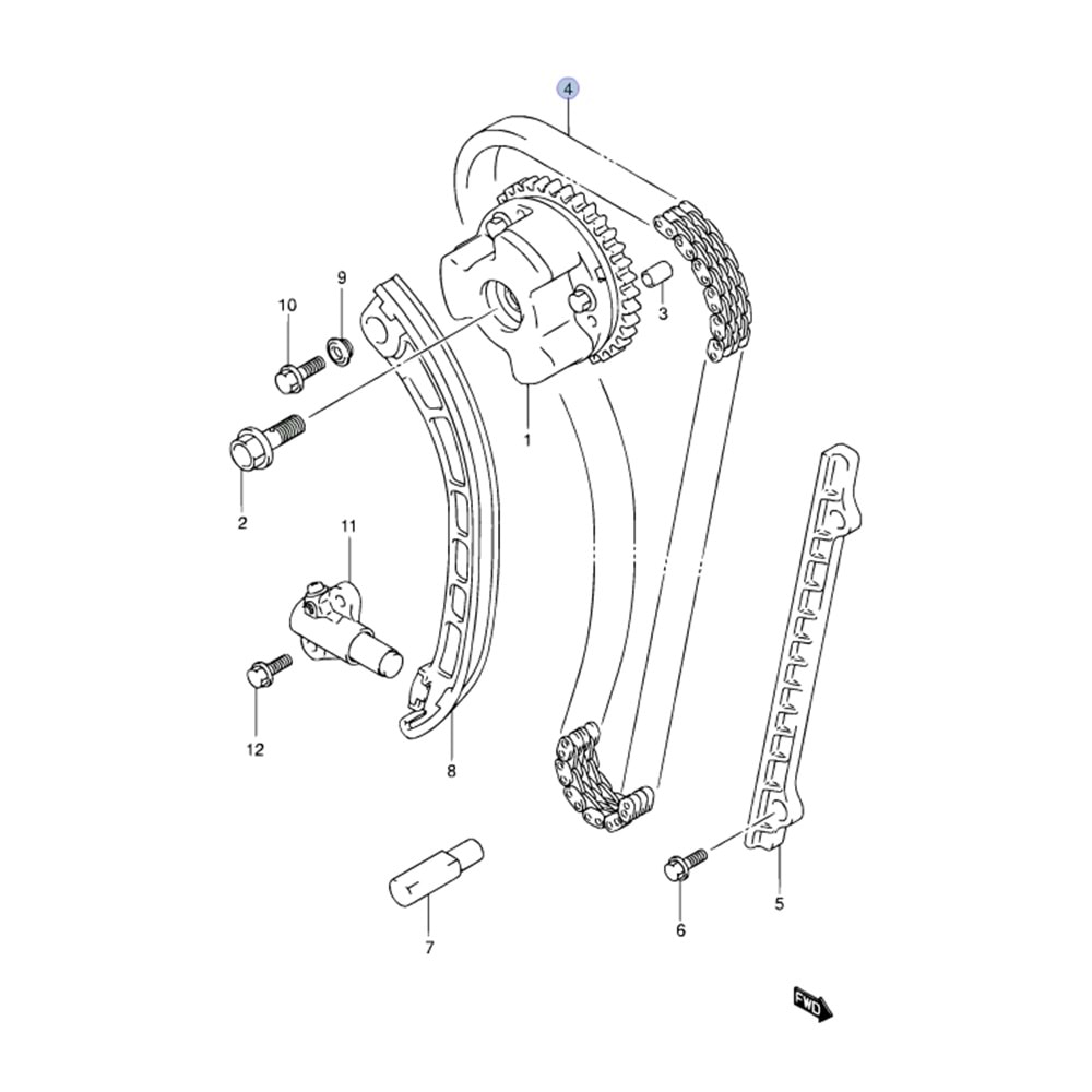 Suzuki Swift Jimny Grand Vitara Sx4 M13a m15a m16a Eksantrik Zinciri