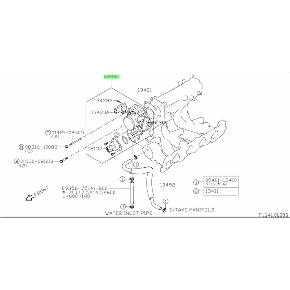 Suzuki Grand Vitara 1.6 1998-2005 Gaz Kelebek Boğazı