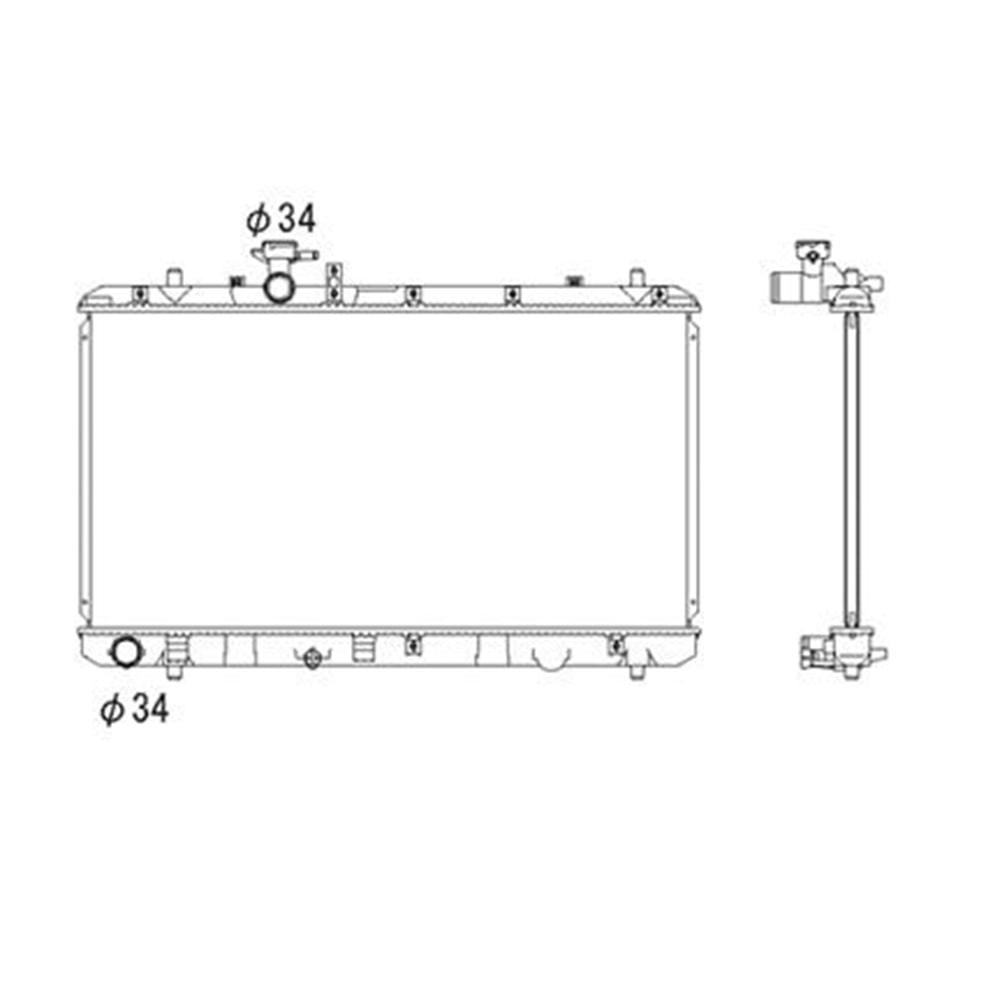 Suzuki Sx4 1.6 Dizel 06-11 Su RADYATÖRÜ
