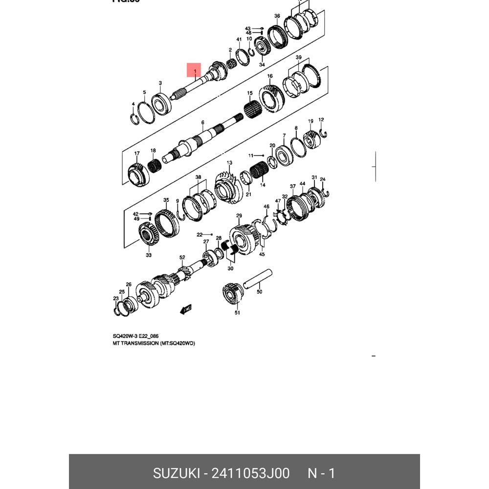 PRİZDİREK SUZUKİ GRAND VİTARA XL7 DİZEL 2002-2006 SGP