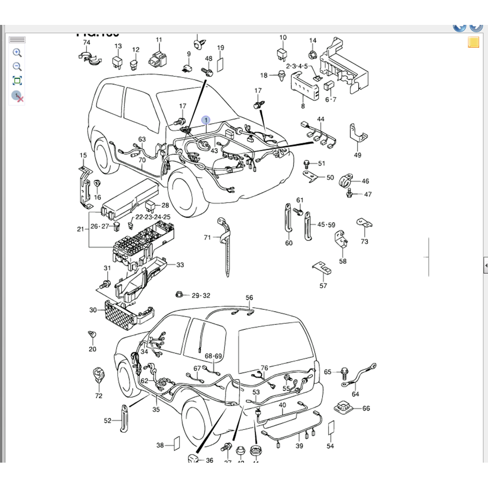 Suzuki Grand Vitara 1.6 98-06 ANA KABLO DEMETİ GRUBU