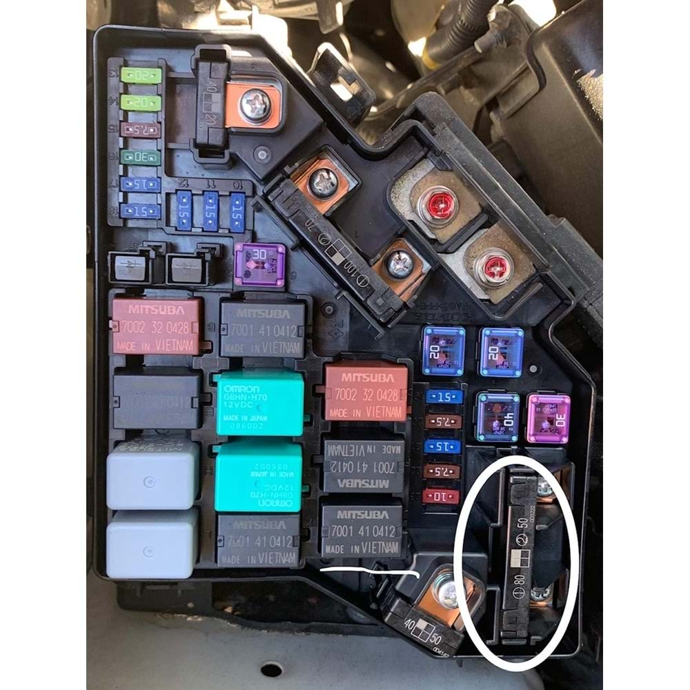 Honda Civic 2006-2011 Akü Kutup Başı Sigortası