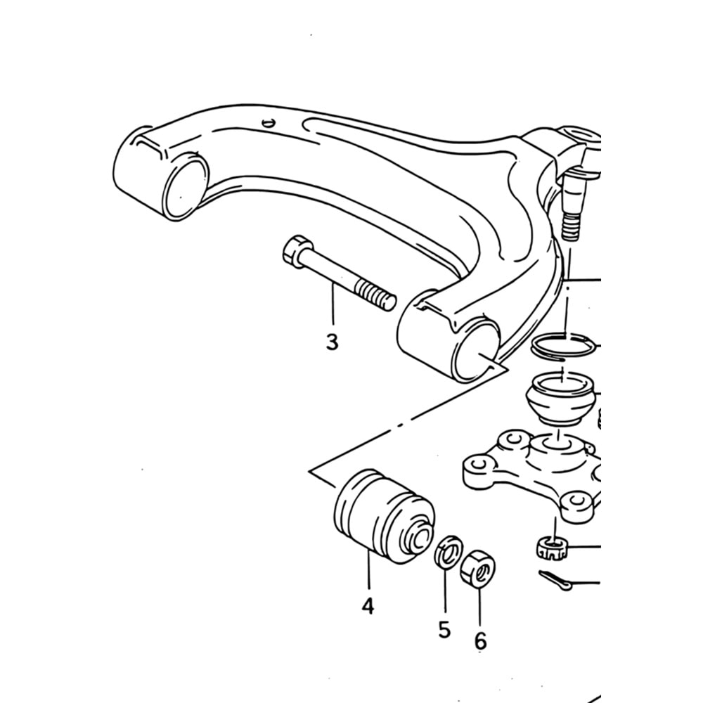 Suzuki Vitara 1990-2001 Arka Salıncak Burcu