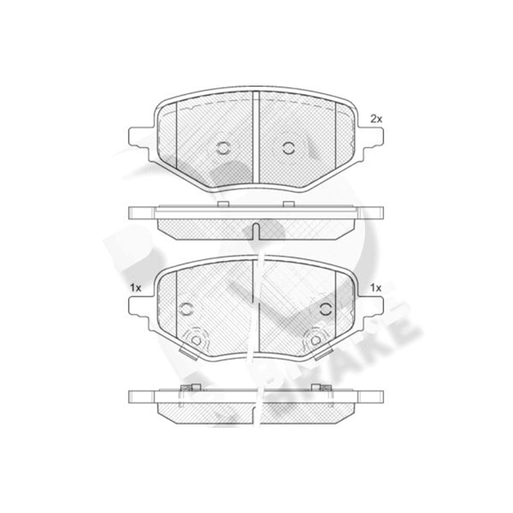Mg Zs Ev 2021-2024 Arka Disk Balatası Takım
