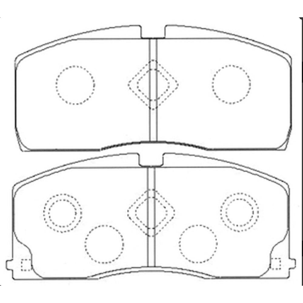 GEELY MR CK 2005- Ön Fren Balatası Takım