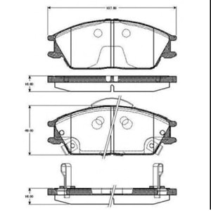 Hyundai Accent 00-06 Ön Fren Balatası Takım