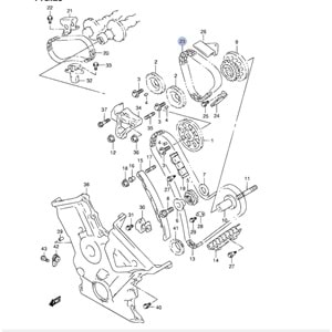 Suzuki Vitara V6 Grand Vitara Eksntrik Zinciri 2. Nolu SOL