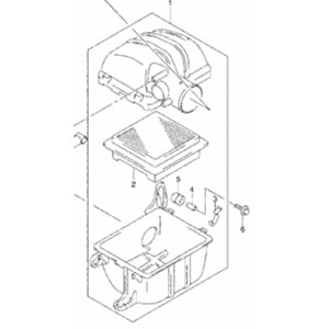SUZUKİ JİMNY HAVA FILTRE KUTUSU ÇIKMA