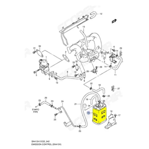 Suzuki Jimny 06-15 Hava Bekletme Deposu