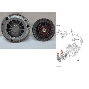 Suzuki Kizashi 2.4 L J24B I4 09-14 Debriyaj Baskı Balata Seti