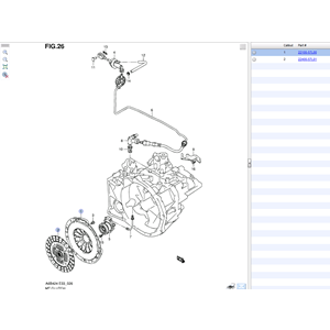 Suzuki Kizashi 2.4 L J24B I4 09-14 Debriyaj Baskı Balata Seti