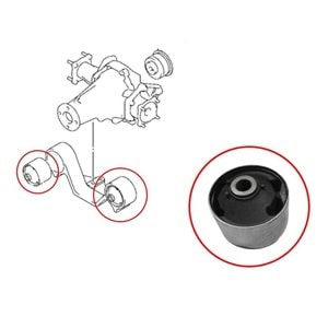 Suzuki Grand Vitara 06-12 Arka Defransiyel Burcu Ön