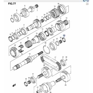 Suzuki Grand Vitara 06-12 Kuyuruk Arka ÇIKIŞ MİLİ KEÇESİ