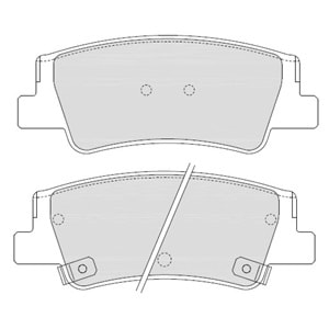 Kai EV3 ELEKTRIKLI 2024- Arka Fren Balatası Takım