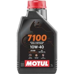 Motul 10w40 1L. Motorsiklet Yağı 7100 4T Yeni Üretim