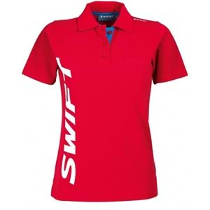 POLO T-SHIRT KIRMIZI L BEDEN (KADIN)