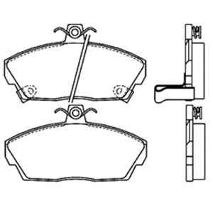 Honda Civic 01-06 Euro Ön Fren Balatası Takım
