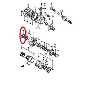Suzuki Samurai Sj413 Ön Teker Aks YAĞ KEÇESİ