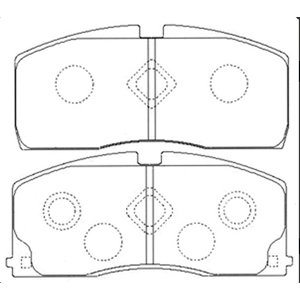 GEELY MR CK 2005- Ön Fren Balatası Takım