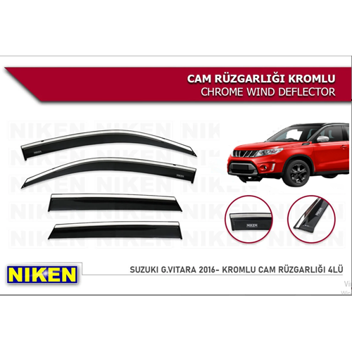 Suzuki Vitara 2015-2026 Cam Rüzgarlığı Nikelajlı