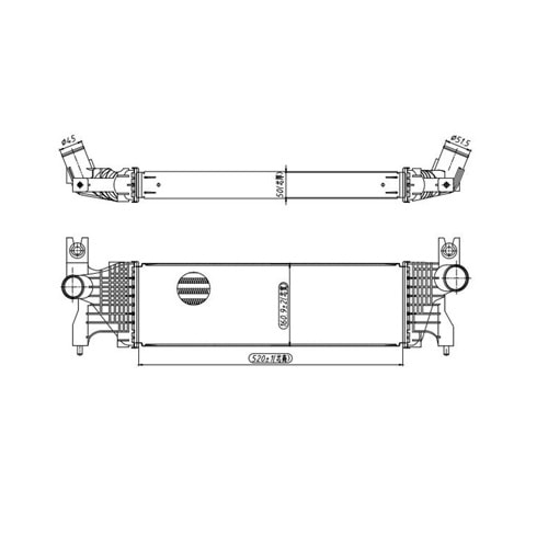 Suzuki Vitara 1.6 ddis 2015-2018 APK416D iNTERCOOLER Radyatörü