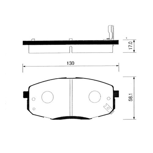 Hyundai I30 08-11 CEED 08-11 CERATO 10- ÖN FREN BALATASI