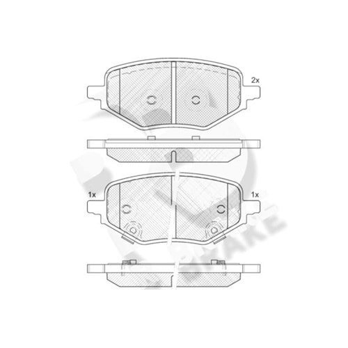 Mg Zs Ev 2021-2024 Arka Disk Balatası Takım