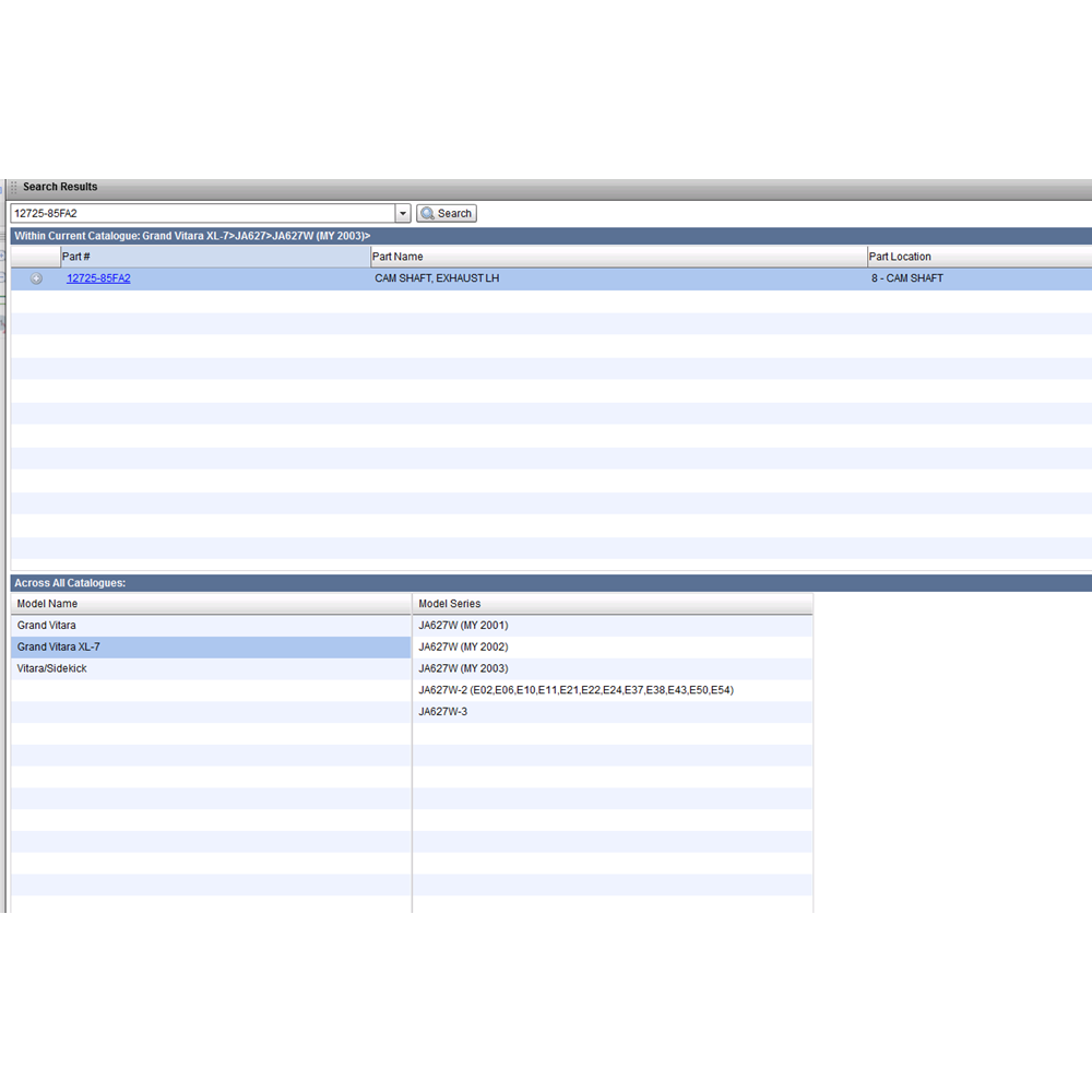 SUZUKİ GRAND VİTARA H20A H25A EKSOZ EKSANTRIK MIL SOL