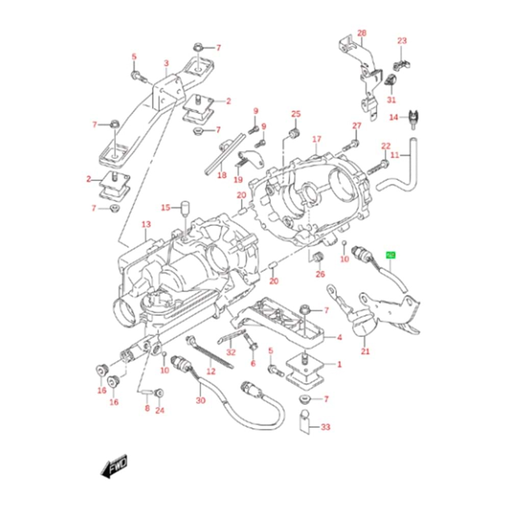 Suzuki Jimny Sn413 08-17 4X4 GEÇİŞ SENSÖRÜ Müşürü