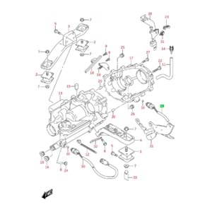 Suzuki Jimny Sn413 08-17 4X4 GEÇİŞ SENSÖRÜ Müşürü