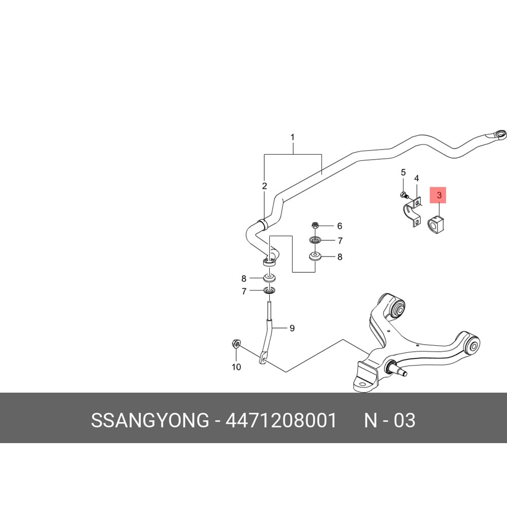 Ssangyong Actyon 4x4 RX-Series RX-Series 4x4 Ön Viraj Orta Lastiği