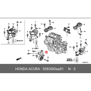 Honda CRV 2012-2015 MOTOR TAKOZU Ön