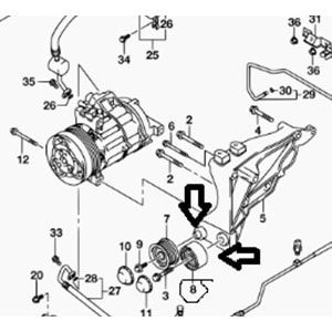 KLİMA GERGİSİ SUZUKİ GRAND VİTARA 1.9 DDİS 06-12