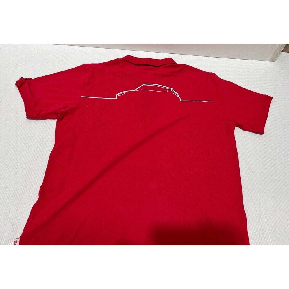 POLO T-SHIRT KIRMIZI L BEDEN (KADIN)