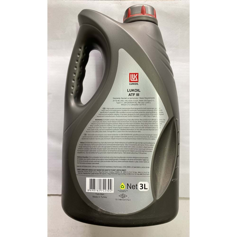 ATF DEXRON 3 3LT LUKOİL